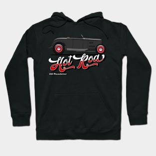 Black 32 Roadster Hot Rod Hoodie